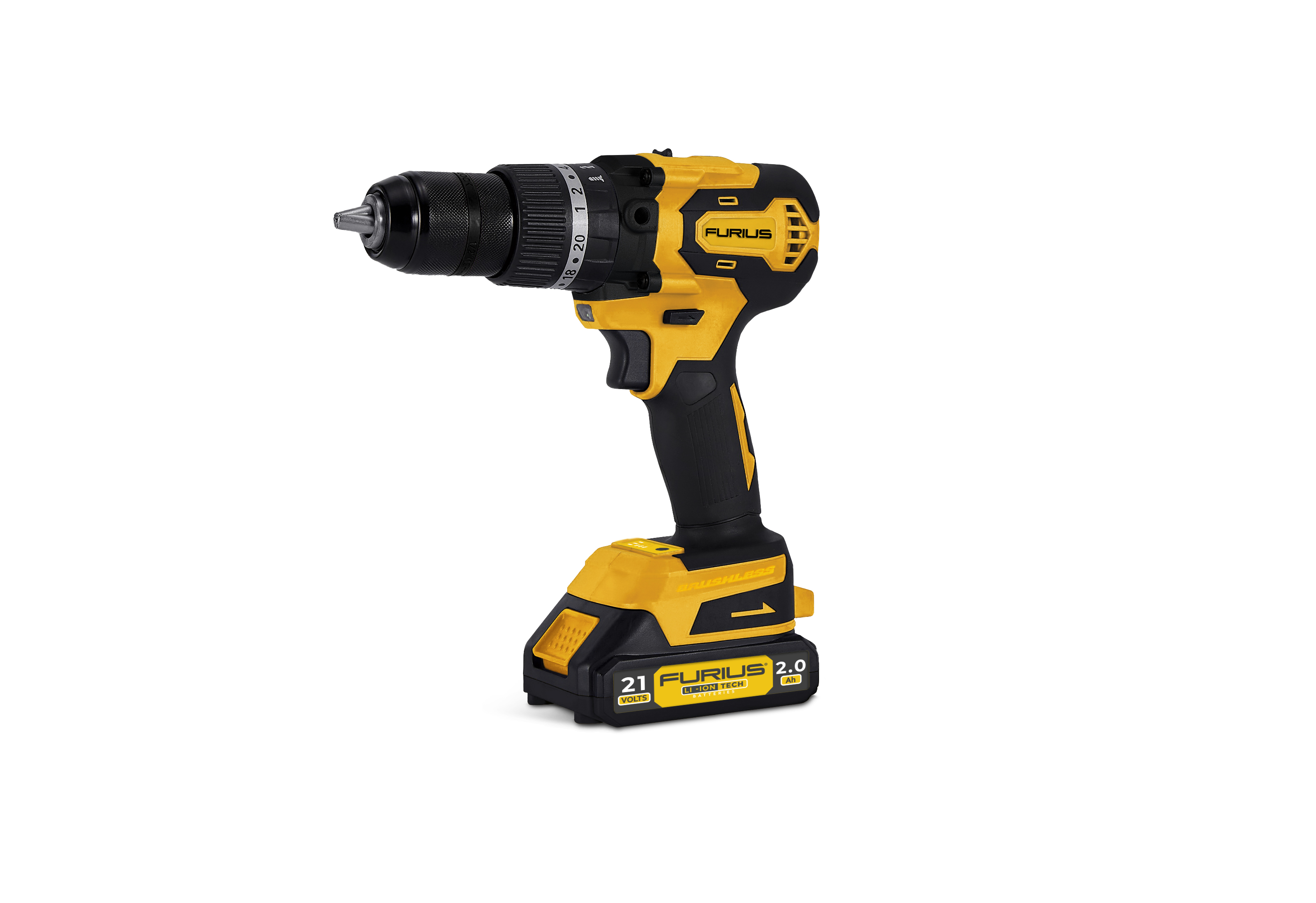 Taladro Inalambrico sin escobillas 1/2" pulg - 13mm - 21 V